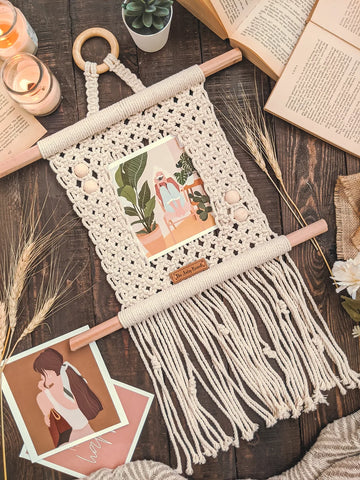 Macrame Hanging Photo Frame