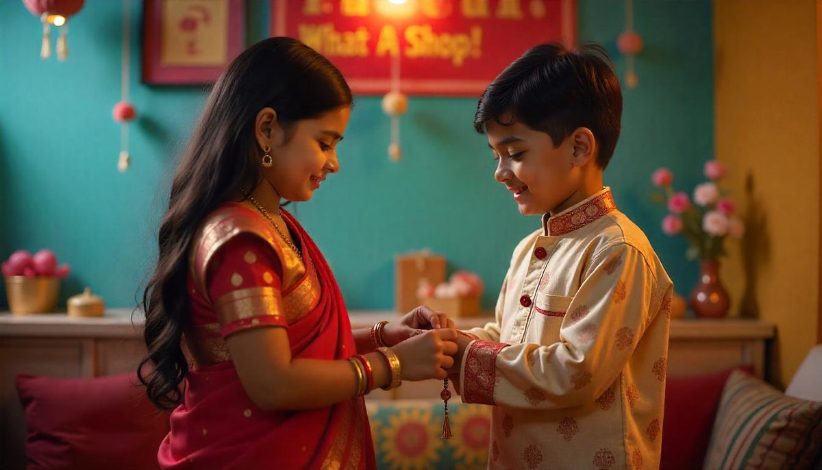Tied with Love: Rakhi Gifts for Brothers That Speak from the Heart – Only at What A Shop!