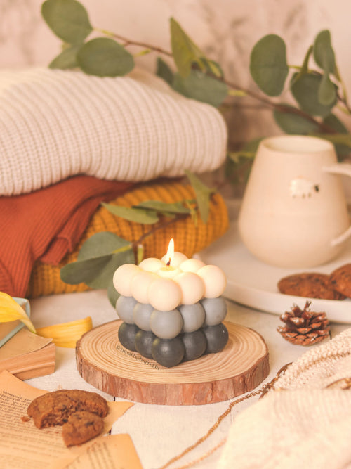 Bubble Ombre Candle-what a shop