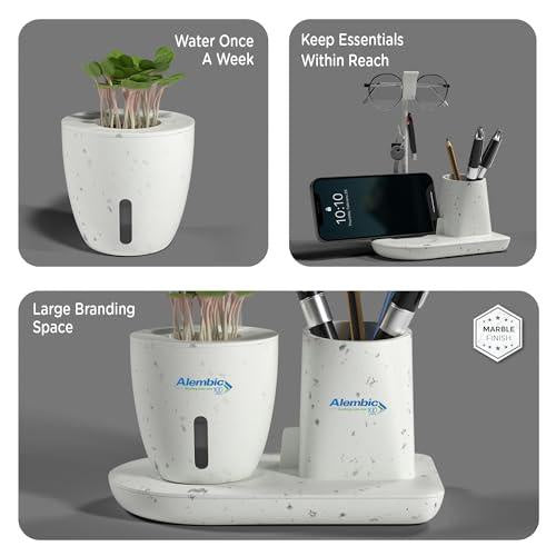 Desk Station-Self-Watering Plant Pot