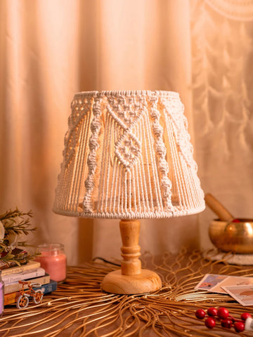 Rustic Boho Table Lamp