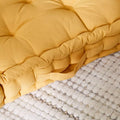 Tufted Floor Cushion - Mustard Yellow02