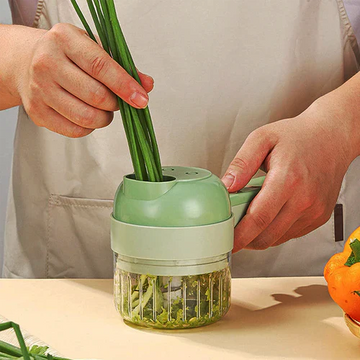 4 in 1 Portable Electric Vegetable Cutter Set